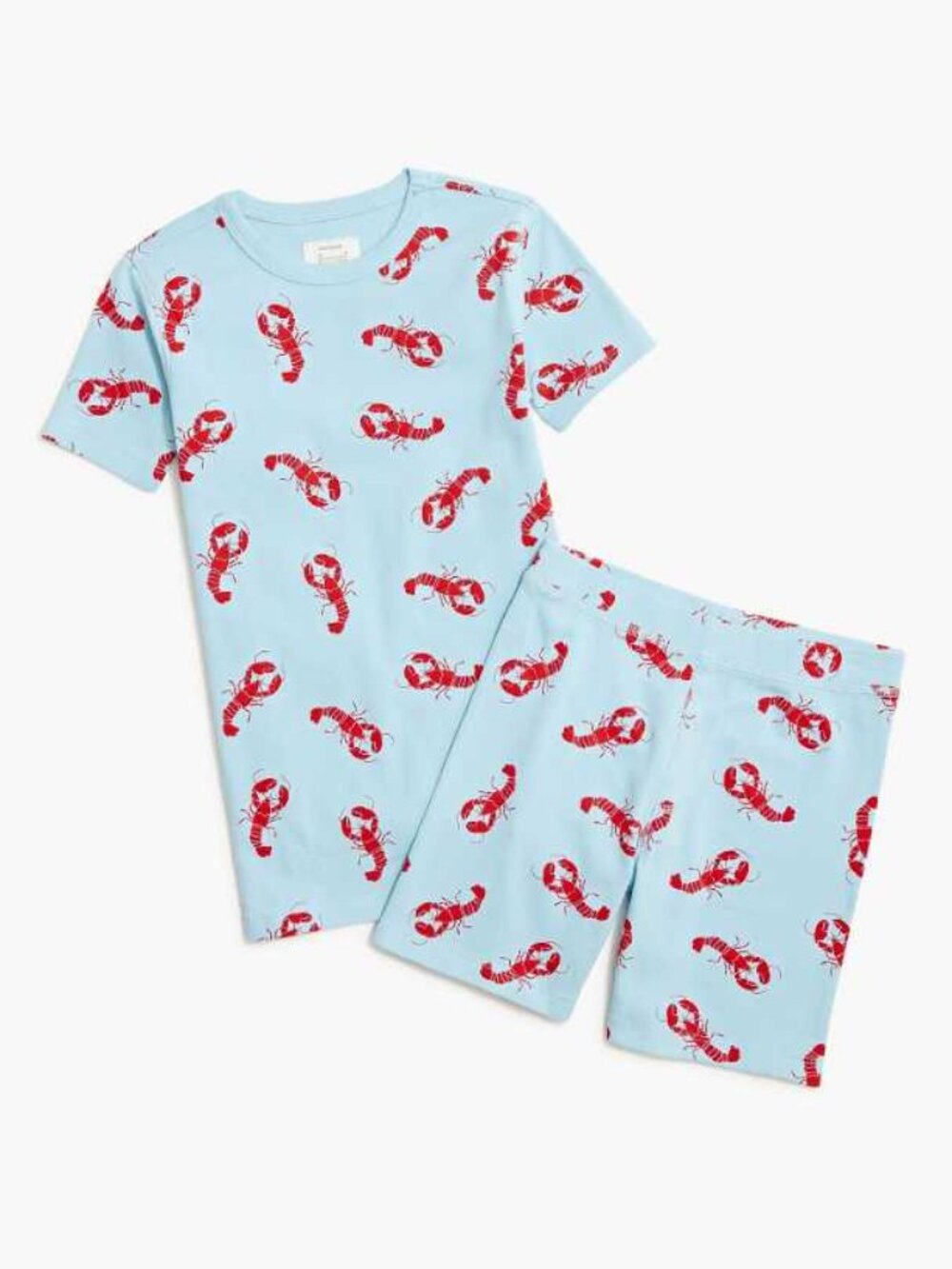 New boys 12 J.Crew Factory Crewcuts short-sleeve Lobster pajama set shirt shorts
